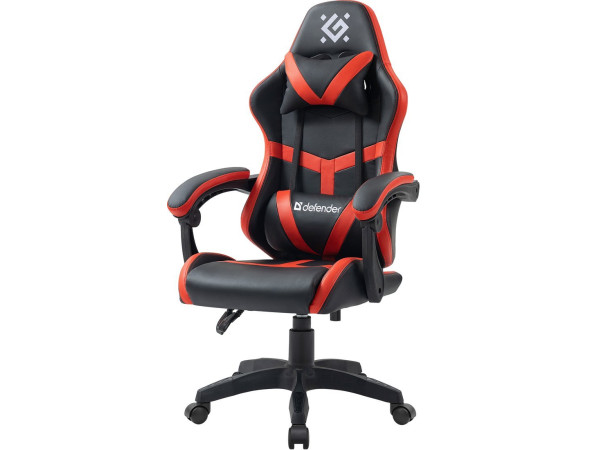 Игровое (геймерское) кресло Defender Synergy (черный/красный)
