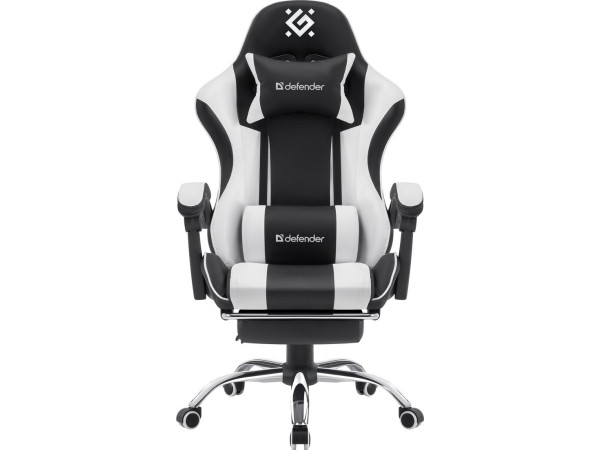 Игровое (геймерское) кресло Defender Tios (черный/белый)