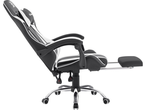 Игровое (геймерское) кресло Defender Tios (черный/белый)