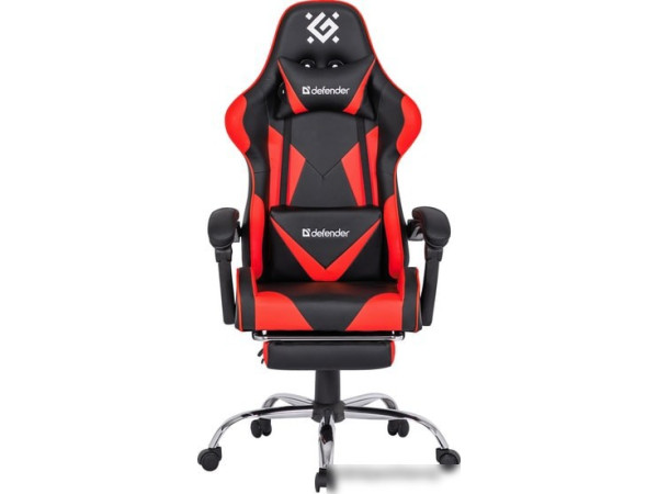 Кресло Defender Pilot (черный/красный)