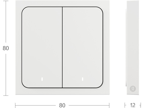 Выключатель Яндекс YNDX-00535 (2 клавиши)