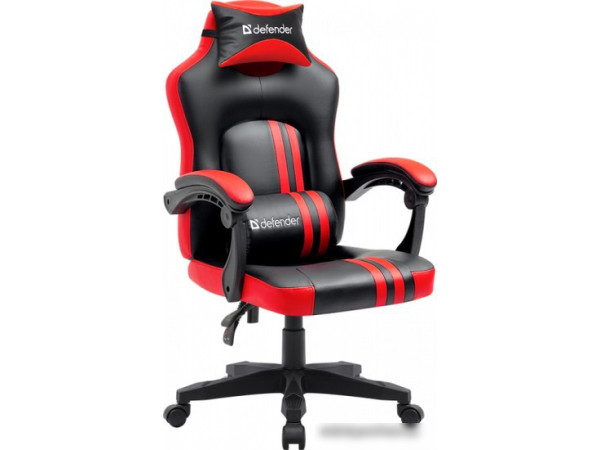 Кресло Defender Mercury (черный/красный)