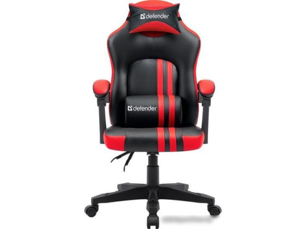 Кресло Defender Mercury (черный/красный)