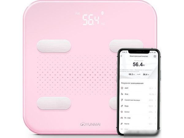 Напольные весы Yunmai Scale S (розовый)