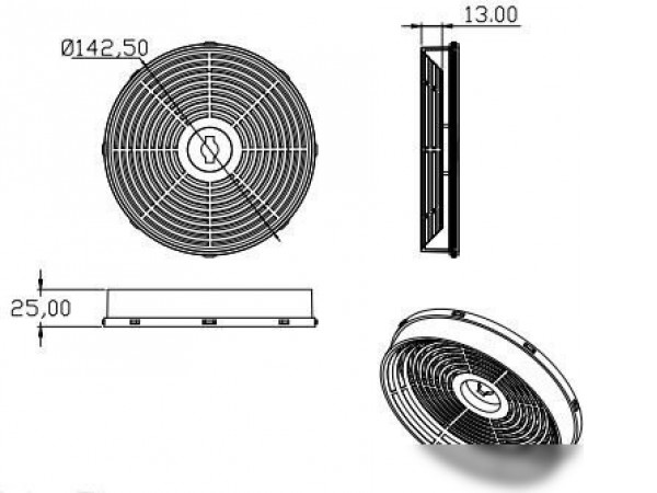 Угольный фильтр Evelux ECFA 2122 (2 шт)