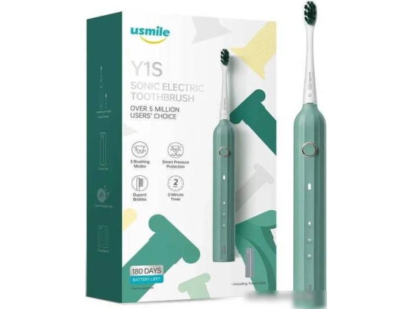 Электрическая зубная щетка Usmile Y1S (зеленый)