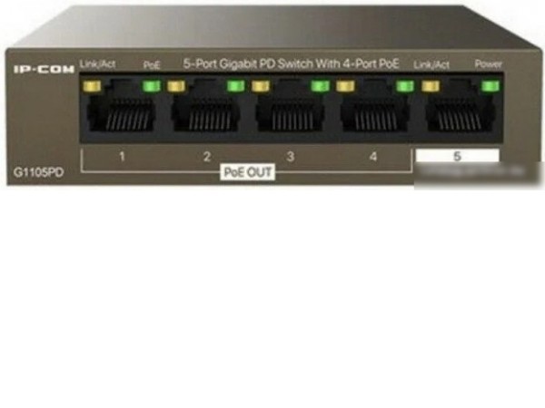 Неуправляемый коммутатор Tenda G1105PD