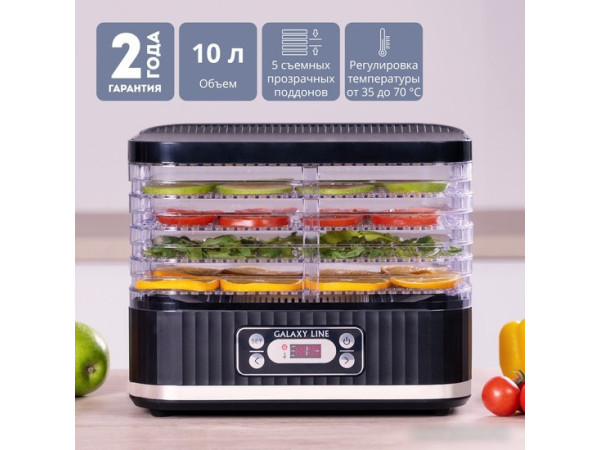 Сушилка для овощей и фруктов Galaxy Line GL2638
