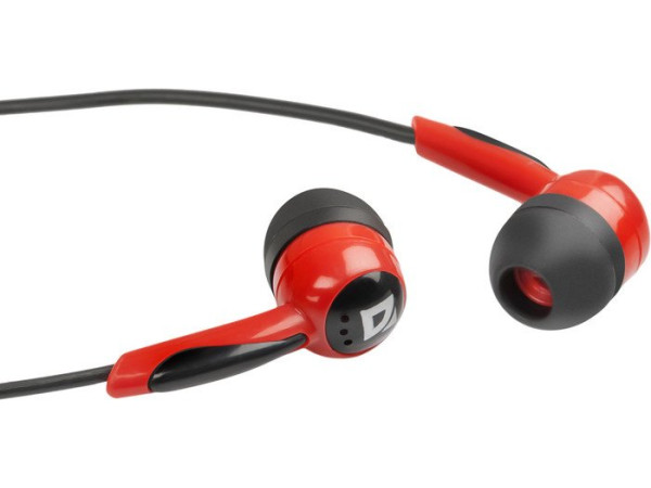 Наушники Defender Basic 604 (красный) [63605]