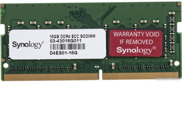 Оперативная память Synology 16ГБ DDR4 SODIMM D4ES01-16G