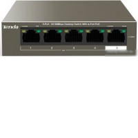 Неуправляемый коммутатор Tenda TEF1105P-4-63W