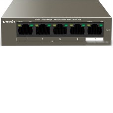 Неуправляемый коммутатор Tenda TEF1105P-4-63W