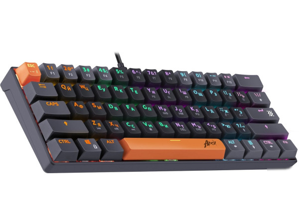 Клавиатура Defender Apex GK-002 (черный/серый)