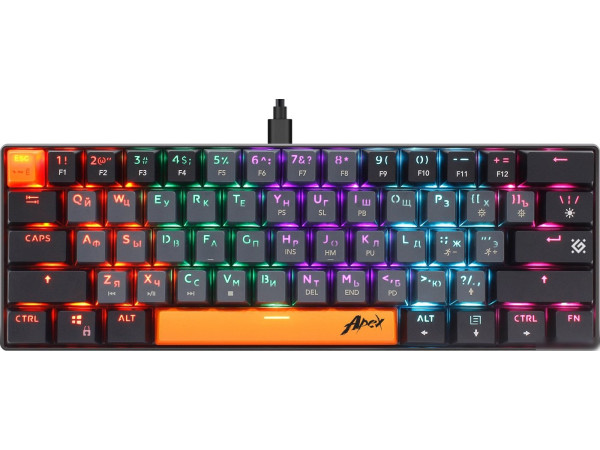 Клавиатура Defender Apex GK-002 (серый/черный)