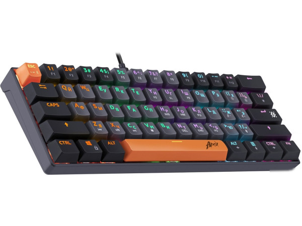 Клавиатура Defender Apex GK-002 (серый/черный)