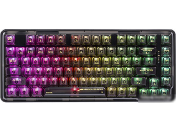 Клавиатура Redragon Elf Pro (прозрачный/черный)