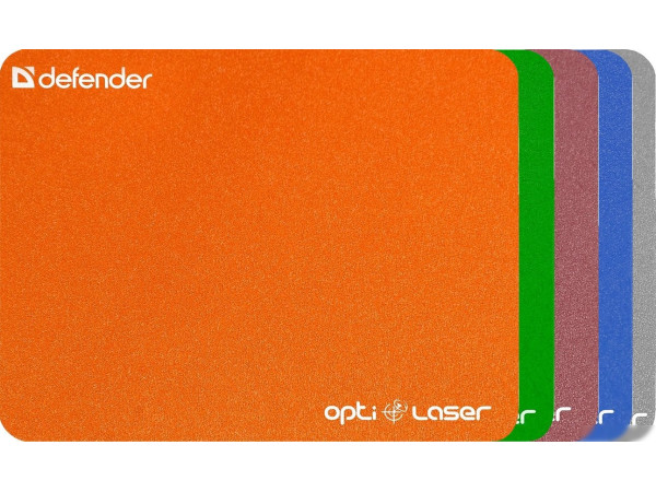 Коврик для мыши Defender Silver Opti-Laser (цвета в ассортименте)