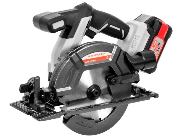 Дисковая (циркулярная) пила Интерскол ДПА-165/36В 817.2.2.70 (с 2-мя АКБ, кейс)