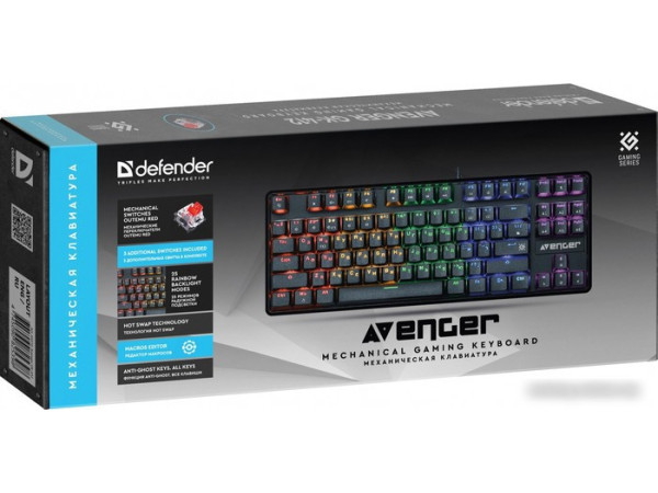 Клавиатура Defender Avenger GK-412