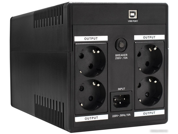 Источник бесперебойного питания ExeGate UNB-1500.LED.AVR.EURO.RJ.USB EP212521RUS