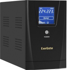 Источник бесперебойного питания ExeGate SpecialPro Smart LLB-2000.LCD.AVR.2SH.RJ.USB EX292632RUS