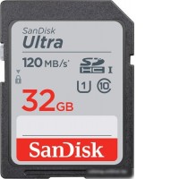Карта памяти SanDisk Ultra SDHC SDSDUN4-032G-GN6IN 32GB