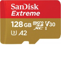 Карта памяти SanDisk Extreme microSDXC SDSQXAA-128G-GN6MN 128GB