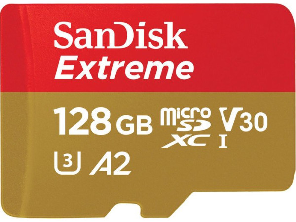 Карта памяти SanDisk Extreme microSDXC SDSQXAA-128G-GN6MN 128GB