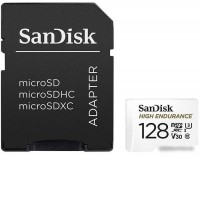 Карта памяти SanDisk High Endurance microSDXC SDSQQNR-128G-GN6IA 128GB (с адаптером)