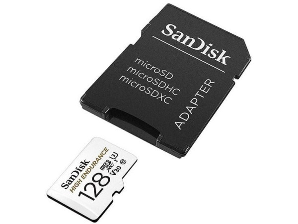 Карта памяти SanDisk High Endurance microSDXC SDSQQNR-128G-GN6IA 128GB (с адаптером)