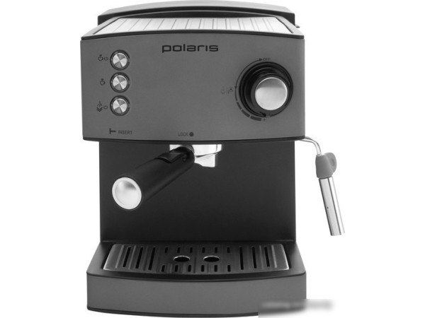 Рожковая помповая кофеварка Polaris PCM 1527E Adore Crema (серый)