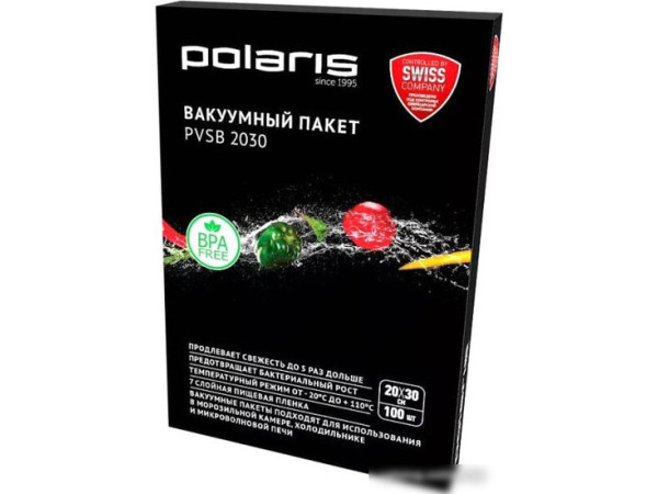Пакеты вакуумные Polaris PVSB 2030 (20х30 см, 100 шт)