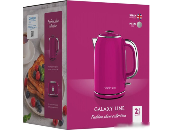 Электрический чайник Galaxy Line GL 0346 (малиновый джем)