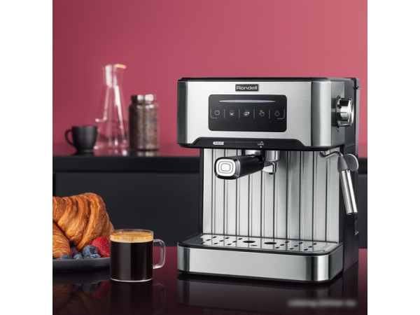 Рожковая помповая кофеварка Rondell RDE-1106