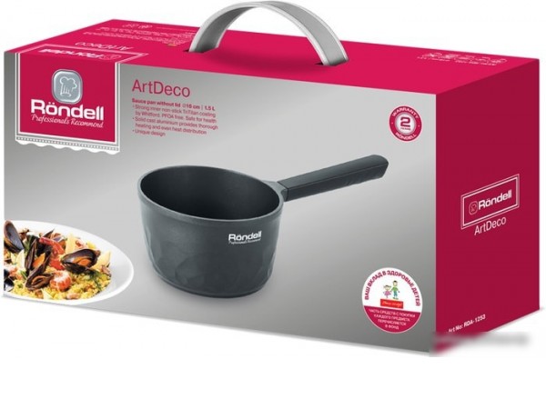 Кастрюля с длинной ручкой Rondell ArtDeco RDA-1253