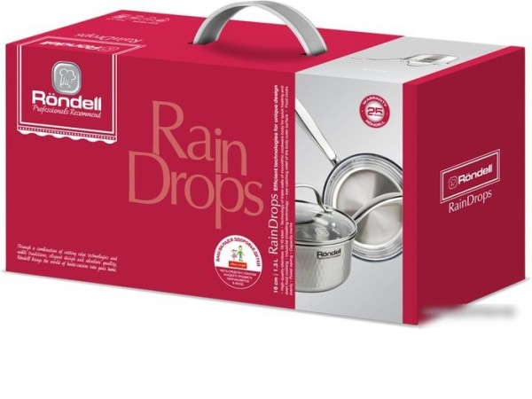 Кастрюля с длинной ручкой Rondell RainDrops RDS-1292