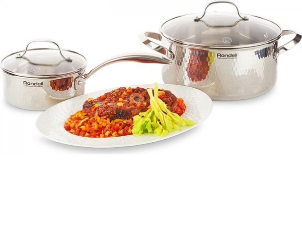 Кастрюля с длинной ручкой Rondell RainDrops RDS-1292