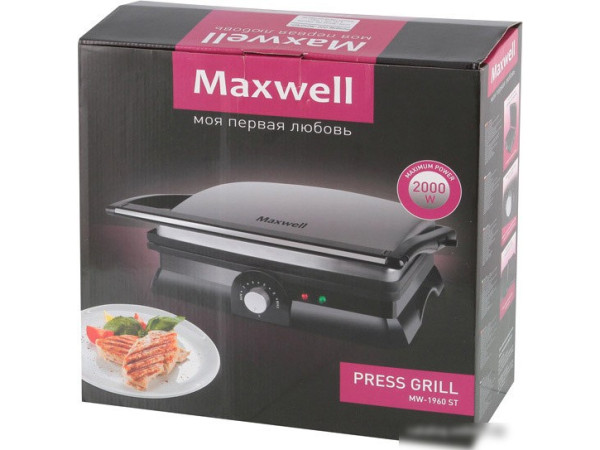 Электрогриль Maxwell MW-1960 ST