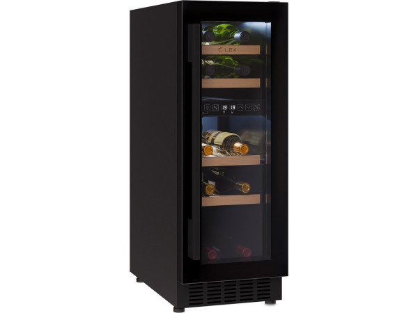 Винный шкаф LEX LWD3017BL Dual Zone