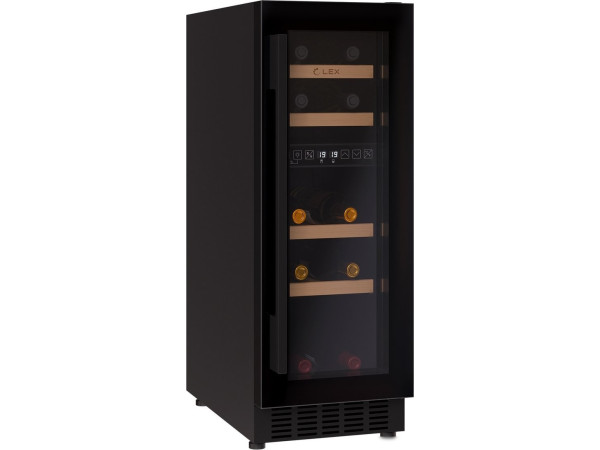 Винный шкаф LEX LWD3017BL Dual Zone