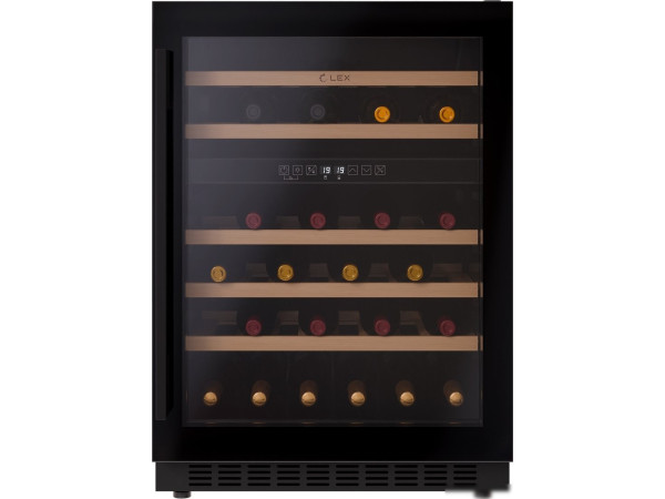 Винный шкаф LEX LWD6046BL Dual Zone