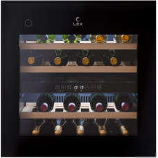 Винный шкаф LEX LWD6036BL Dual Zone PP