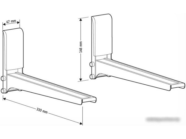 Кронштейн Holder MWS-2005 (металлик)