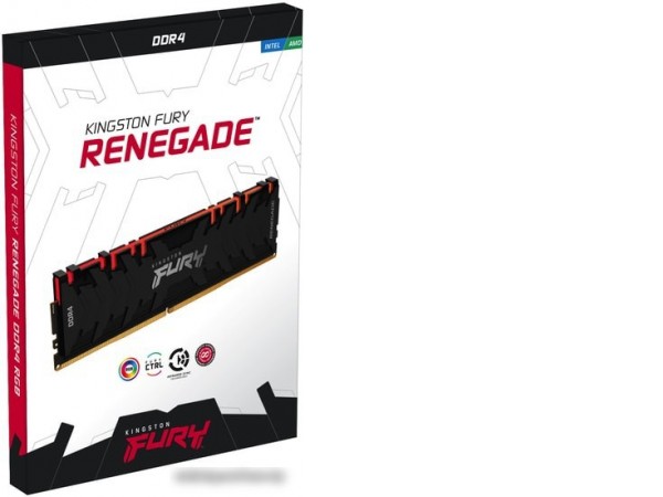 Оперативная память Kingston FURY Renegade RGB 8GB DDR4 PC4-24000 KF430C15RBA/8