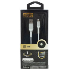Кабель CACTUS USB Type-A - Lightning CS-LG.USB.A-1 (1 м, белый)