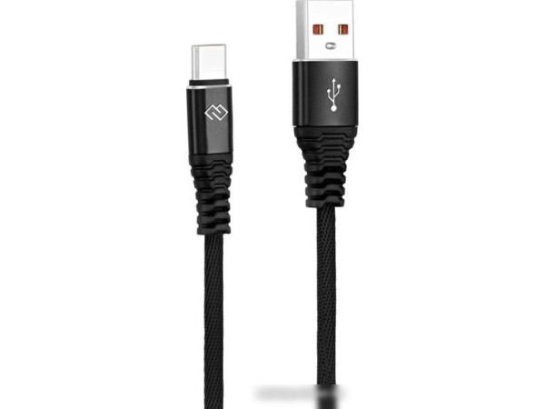 Кабель Digma DG-USBA-С-1M-27W USB Type-A - USB Type-C (1 м, черный)