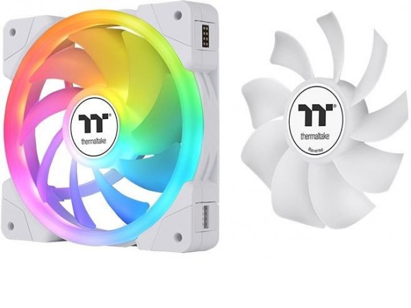 Набор вентиляторов Thermaltake Swafan EX12 ARGB White TT Premium Edition 3-Fan Pack CL-F169-PL12SW-A