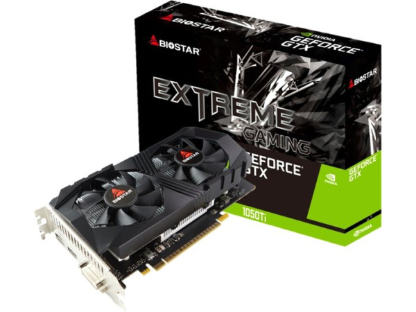 Видеокарта BIOSTAR GeForce GTX 1050 Ti 4GB GDDR5 VN1055TF41