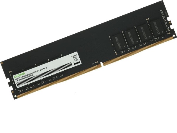 Оперативная память Digma 8ГБ DDR4 3600 МГц DGMAD43600008S