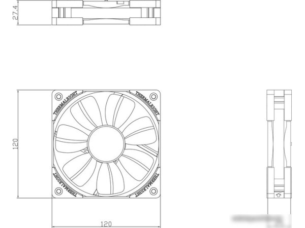 Вентилятор для корпуса Thermalright TL-R12